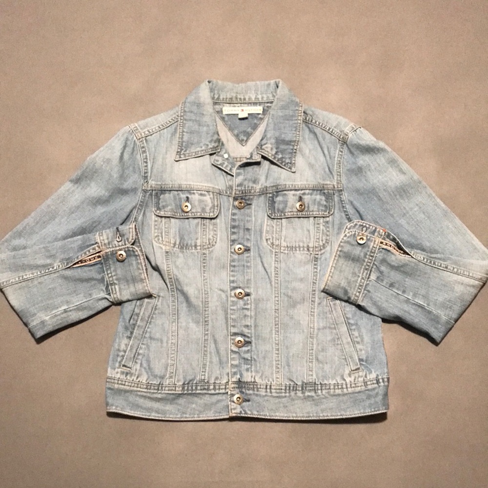 Vintage Y2K Tommy Hilfiger Denim Trucker Jacket